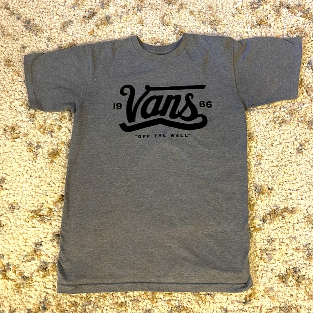 Vans Tee GrayBlue Size Small